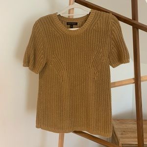 Light brown knit Banana Republic knit top size Small